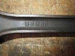 ALLIS CHALMERS WD, WD45 GAS CONNECTING ROD #U3988 USED ORIGINAL GOOD CONDITION