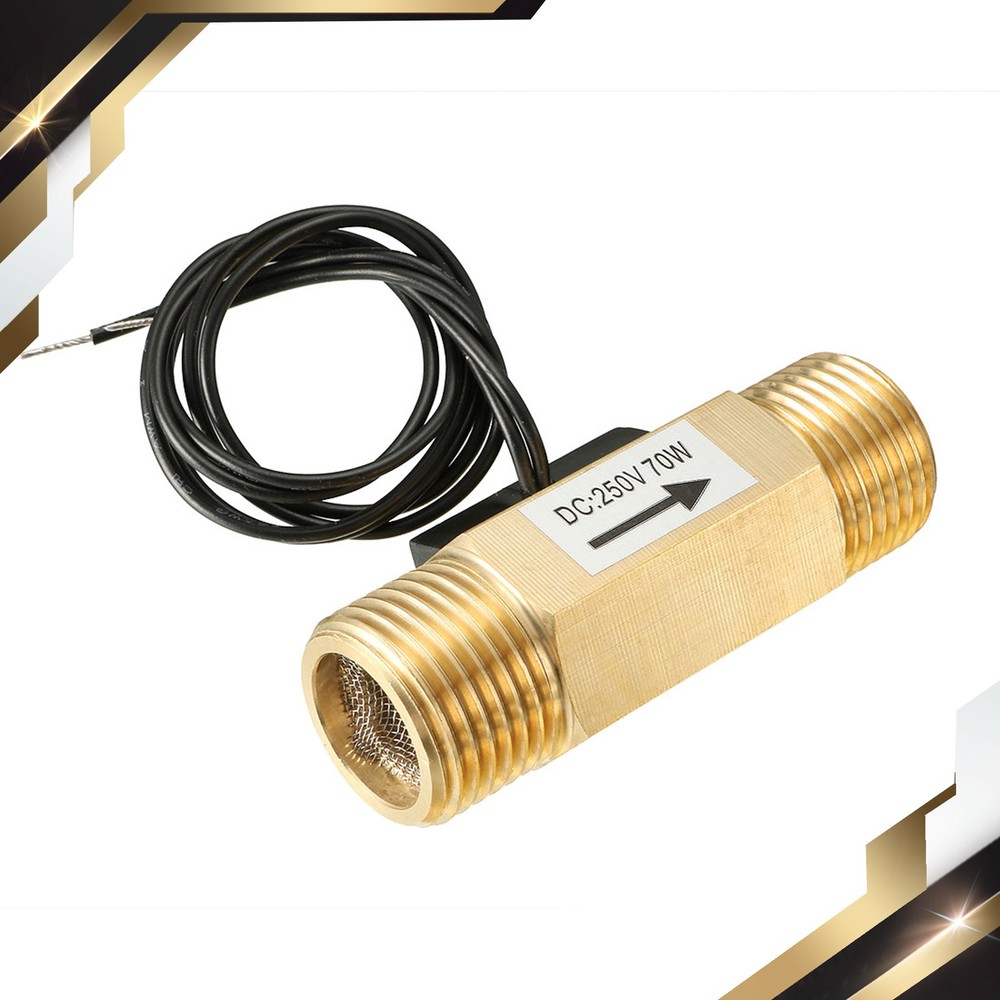 G1/2″ Hall Effect Liquid Water Flow Sensor Switch Meter 1-30L/min SEN-CL21W