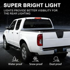 LED 3rd Brake Lights Compatible with 2001-2004 Nissan Frontier Rear High Mount