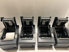 Lot of 4 Epson TM-T88V Thermal Receipt POS Printers M244A Tested Working