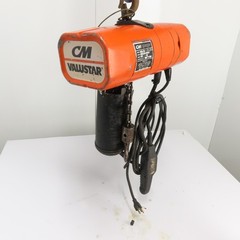 CM Valustar Model WF 1/2 Ton 1000LB Electric Chain Hoist 15′ Lift 16FPM 1Ph 115V