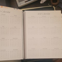 Colibri Paper Co 2026-2027 Calendar Weekly/Monthly Planner – The Works 8.5×11″