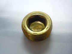 3/4″-14 X 17/32″ Holo-Krome Pipe Plugs Flush Seat Hex 7/8″ Taper Brass