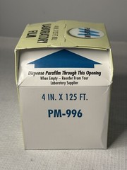 Parafilm 125 ft Laboratory Film 4″ Wide Waterproof Pm-996 – Full Box