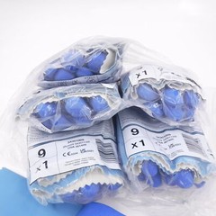 6 Pack Mapa Professional Size 9 Blue Chemical Resistant Gloves Jersette 301
