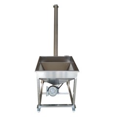 110V 1.1KW Spiral Powder Automatic Feeding Machine 100L Conveyor Height 1.7M