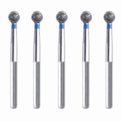 Spherical 3 mm Dia Medium Grit Diamond Bur 5/Pack [836-001.30M1]