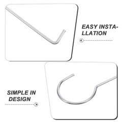 10Pcs Reusable Stainless Steel Shower and Floor Drain Lifting Hooks for Home Use