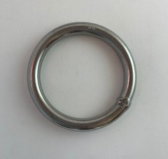 Stainless Steel 316 Round Ring Welded 3/8″ x 2 1/2″ (10mm x 65mm ID)