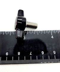1/4-20 Thumb Screw T Bolts with Black Butterfly Plastic Tee Wing Knob Stainless