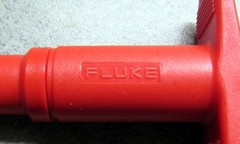 Genuine Fluke Heavy Duty Insulated Alligator Clips – Two Pairs