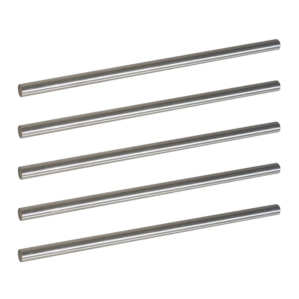 5Pcs 304 Stainless Steel round Rod, 5/32″ Diameter 12″ Length Metal Solid Shaft