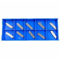 10PCS MGMN200-G H01 2.0mm CNC Lathe Grooving Carbide Inserts For Aluminum