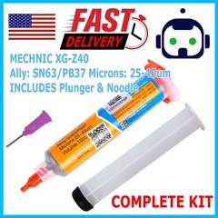 MECHANIC XG-Z40 10cc Syringe Solder Paste Flux Sn63/Pb37 25-45um 10cc Tested