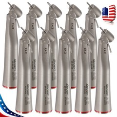 Dental 1:4.2 45° Fiber Optic Contra Angle Electric Surgical Handpiece For NSK US