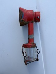 Ford 8N Tractor Hood Glass Jar Air Cleaner Rare Vintage Cyclone