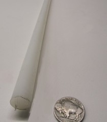 UHMW White Round Rod .500″ (1/2″) Diameter x 48″ Long, 2 Units, 8 Ft