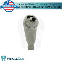 5X Angulated Multi Unit 45° Prosthetic NC Compatible with Megagen® BlueDiamond