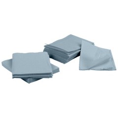 50 Gray Grey Disposable Dental Bibs, Tattoo Tray Nail Chair Bed Paper Covers