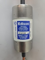 Edison ECSR200 Time-Delay Dual Element Industrial Fuse 200A 600Vac New