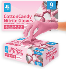 4 Mil – Fuchsia Pink Nitrile Gloves – Disposable Latex Free & Powder Free– Chemi