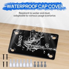 12V 30A DPDT Waterproof Latching Reverse Polarity Toggle Switch Up/Down