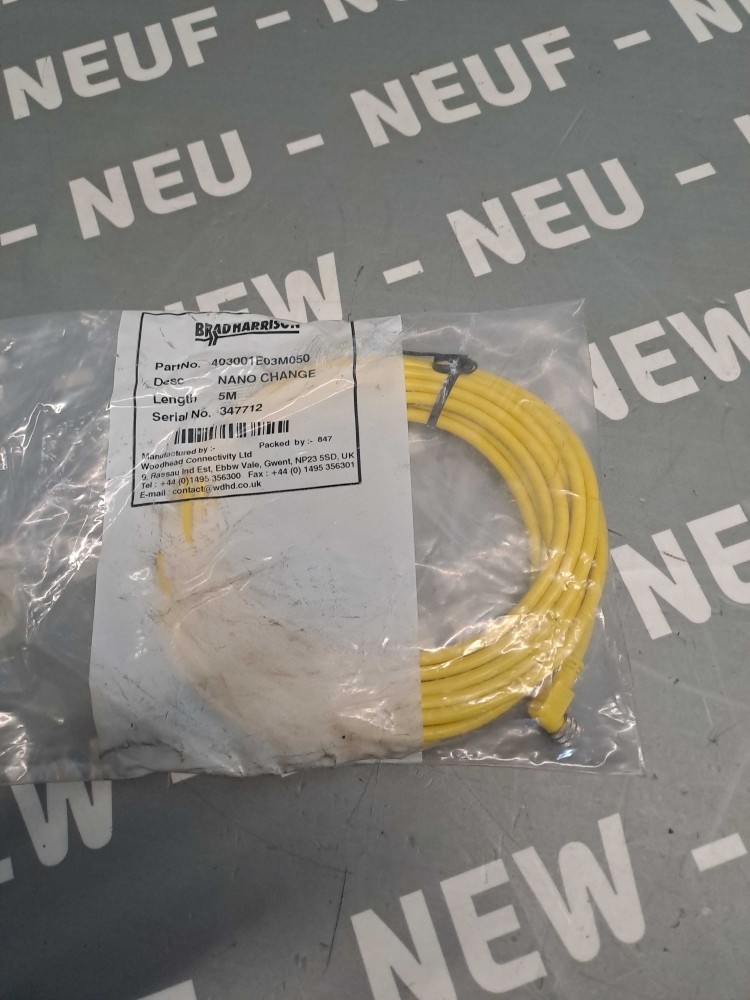 403001E03M050 – BRADHARRISON – 403001E03M050 / New Connector Cable