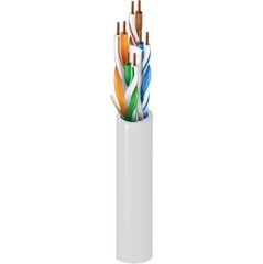 Belden 2412 009U1000 CAT6+ Network Cable 4-Pair U/UTP CMR, 23AWG, 1000 ft, White