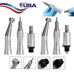 Dental Slow Low Speed Handpiece Contra Angle Straight Air Motor 2/4Holes E-type