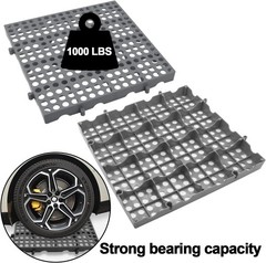 Stackable and Interlocking Heavy Duty Plastic Pallets – 3-Pack for Versatile Use