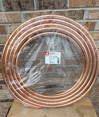 Mueller 50’L x 7/8″OD x 0.045″ Wall 700PSI Copper Refrigeration Tube