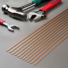 15% Silver Brazing Rods AWS BCuP-5 40 Sticks Silver Solder Phos Copper Brazing A
