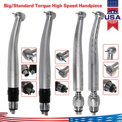 1-5 YABANGBANG Dental High Speed Handpiece + 4 Hole Quick Coupler 360° Swivel US