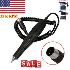 Dental Lab Electric Micromotor 35,000 RPM Polishing Motor Handpiece fit Marathon