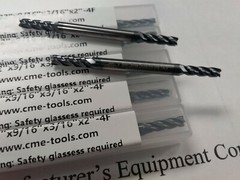 5pcs 5/32″ double end Solid Carbide End Mills Tialn Coated 4 flute 1006-TDE-532
