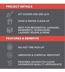 Rust Oleum Epoxyshield Garage Floor Coating 2 Part Epoxy Durable High Gloss