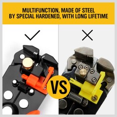 Self Adjusting Insulation Wire Stripper Cutter Crimper Cable Stripping Tools 8″