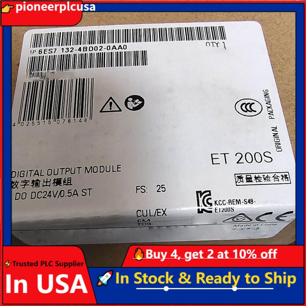 New Siemens 6ES7132-4BD02-0AA0 SIMATIC DP5 electronic module 6ES7 132-4BD02-0AA0