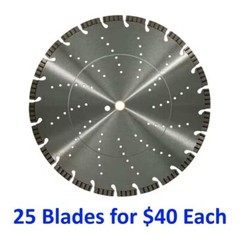 14″ TURBO SEGMENT DIAMOND SAW BLADE – 6 Blades for $44 Each (Bulk Pack)