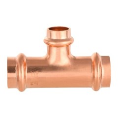 10 PCS EFIELD 3/4″ X 3/4″ X 1/2″ Copper Press Fit Tee Copper Fittings, Lead Free
