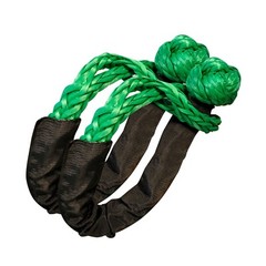 2 PC 1/2” x 22” Synthetic Soft Shackle Tow Rope Recovery Strap 37,400LBS
