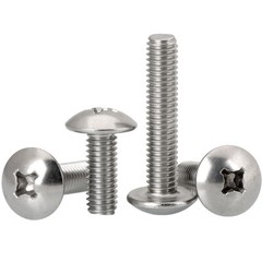 M5 -0.8 Metric 316 Stainless Steel Phillips Truss Head Machine Screws Bolts 18-8