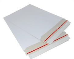7”x9” 9.75″x12.25″ White Rigid Photo Mailers Envelopes Flat Document Self-Seal