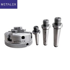 65mm 4 Jaw Self Centering Mini Lathe Chuck Kit MT1 MT2 & MT3 Arbor Adapter Shank