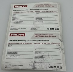 Hilti 2097883 Firestop Speed Sleeve CP 653 4″ Firestop Fire Protection Systems