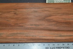 Tigerwood Raw Wood Veneer Sheet 9 x 35 inches 1/42nd UGLY! 7649-34