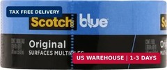 ScotchBlue Original Multi-Surface Painters Tape, 2 Inch Wide (1.88 in. x 60 Yds)