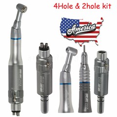 Dental low speed handpiece push button contra straight E-type motor 2/4holes