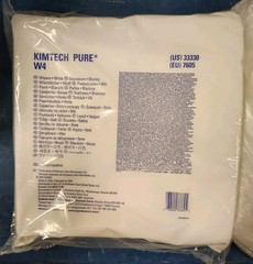 Kimberly Clark KIMTECH 33390 Pure W4 Dry Wipers 12″X12″ Pack of 100 Wipers New