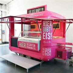 Commercial Food Van Concession Street Mobile Food Truck Cart Fast Food Trailer